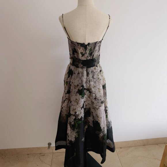 Zimmermann Balance linen and silk bustier dress - Picture 8 of 12